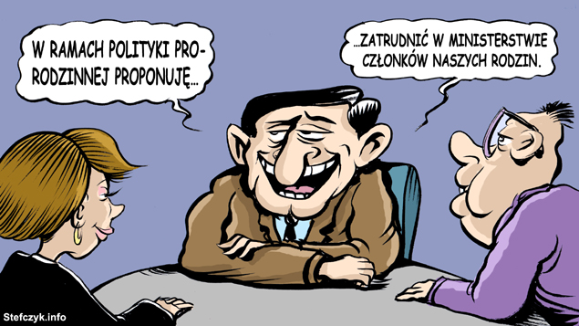 Komiks, dowcip, art o Polityka prorodzinna